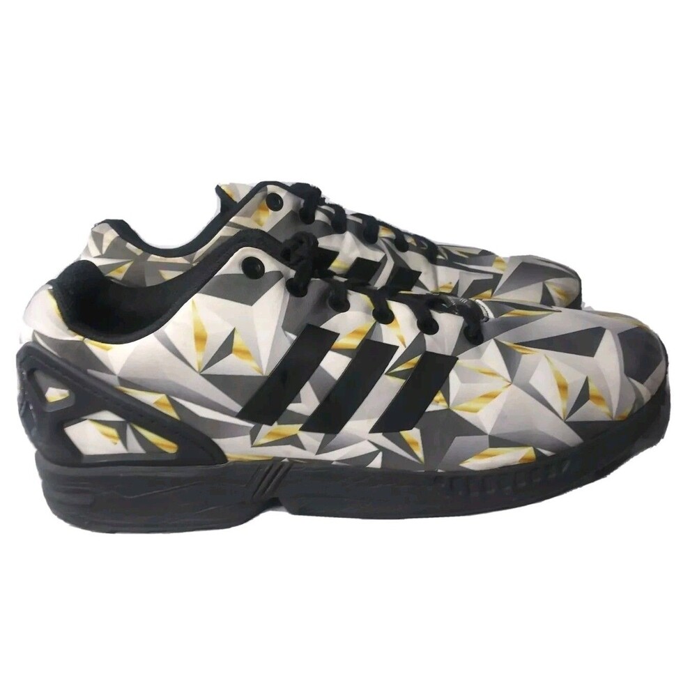 ADIDAS ZX Flux Geometric Print Sneakers Men's Size 11 Shoes